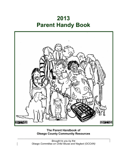 2013 Parent Handy Book  The Parent Handbook of
