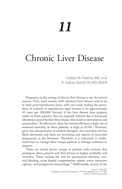 11 Chronic Liver Disease Caitlyn M. Patrick, MD, and