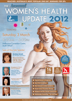 WomEn s HEalTH updaTE Annual