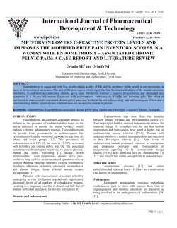 International Journal of Pharmaceutical Development &amp; Technology