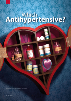 Antihypertensive? Which www.bpac.org.nz keyword: antihypertensive 14