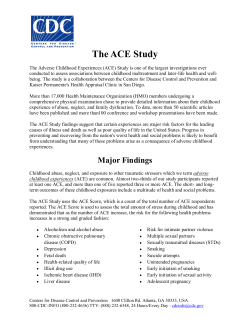 The ACE Study