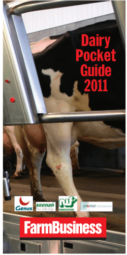 Dairy Pocket Guide 2011