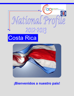 Costa Rica ¡Bienvenidos a nuestro país!  1