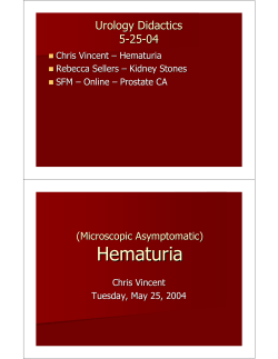 Hematuria Urology Didactics 5 -