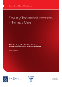 Sexually Transmitted Infections in Primary Care