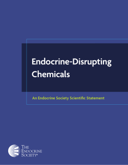 Endocrine-Disrupting Chemicals An Endocrine Society Scientific Statement