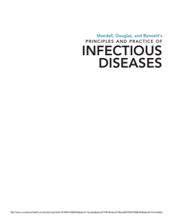 INFECTIOUS DISEASES Mandell, Douglas, and Bennett’s