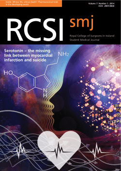 RCSI smj Serotonin – the missing link between myocardial