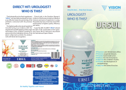 UROLOGIST? WHO IS THIS? DIRECT HIT: UROLOGIST? Only the best… Only from Europe…