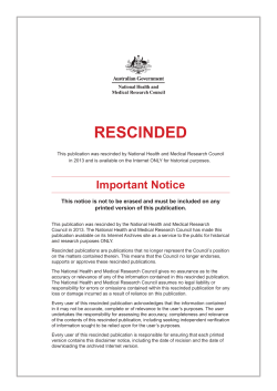 RESCINDED