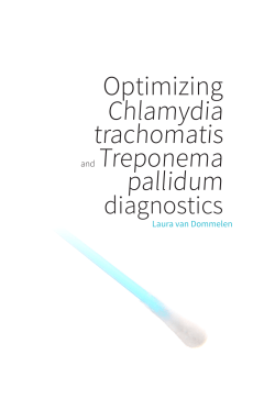 Optimizing Chlamydia Someone once said: Assumptions are the mother