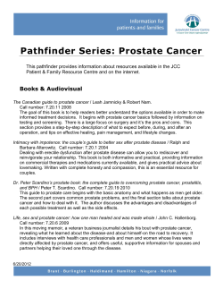 Pathfinder Series: Prostate Cancer