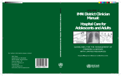 IMAI District Clinician Manual: Hospital Care for Adolescents and Adults
