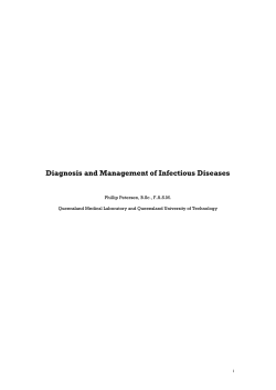 Diagnosis and Management of Infectious Diseases