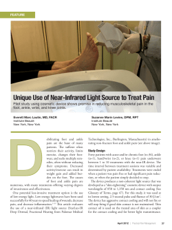 Unique Use of Near-Infrared Light Source to Treat Pain