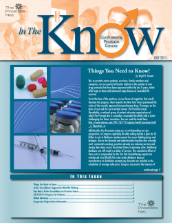Things You Need to Know! JULY 2011
