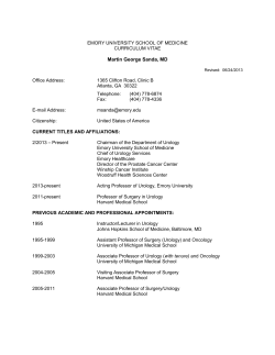 Martin George Sanda, MD