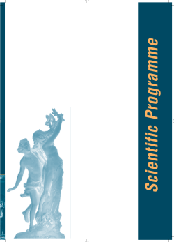 Scientific Programme