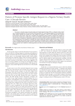 Andrology- Open Access Keywords Materials and Methods
