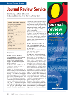 Journal Review Service journal review service