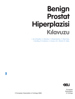 Benign Prostat Hiperplazisi K›lavuzu