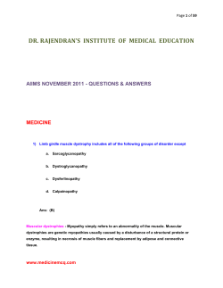 DR. RAJENDRAN’S  INSTITUTE  OF  MEDICAL  EDUCATION MEDICINE