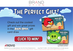 The Perfect Gift! CLICK TO WIN! Check out the coolest