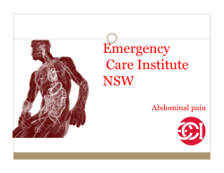 Emergency g y Care Institute