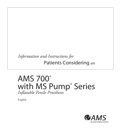 AMS 700 with MS Pump Series Patients Considering