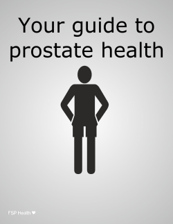 Your guide to prostate health