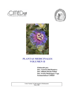 PLANTAS MEDICINALES VOLUMEN II