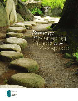Pathways Managing Cancer Workplace