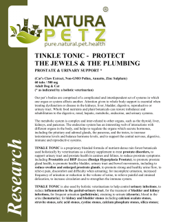TINKLE TONIC -  PROTECT THE JEWELS &amp; THE PLUMBING
