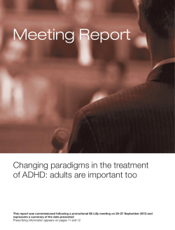 Meeting Report Changing paradigms in the treatment