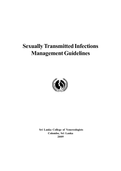 Sexually Transmitted Infections Management Guidelines