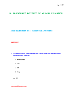 Dr. RAJENDRAN’S  INSTITUTE  OF  MEDICAL  EDUCATION