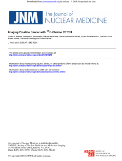 by on June 15, 2014. For personal use only. Downloaded from jnm.snmjournals.org