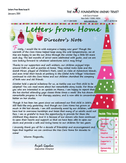 Letters from Home FF Director’s Note