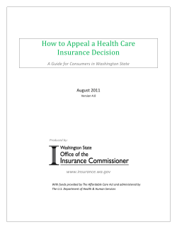 How to Appeal a Health Care Insurance Decision