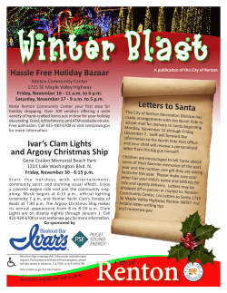 Winter Blast Hassle Free Holiday Bazaar Letters to Santa Renton Community Center