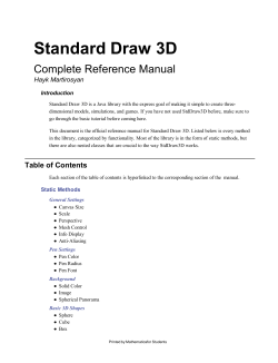Standard Draw 3D Complete Reference Manual Hayk Martirosyan