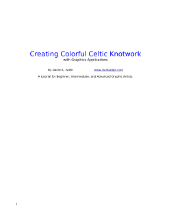 Creating Colorful Celtic Knotwork with Graphics Applications 1