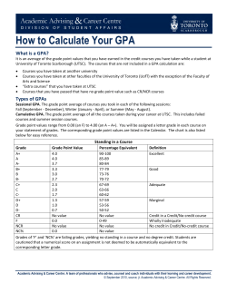 How to Calculate Your GPA What is a GPA?