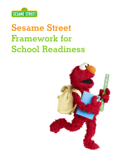 Sesame Street Framework for School Readiness