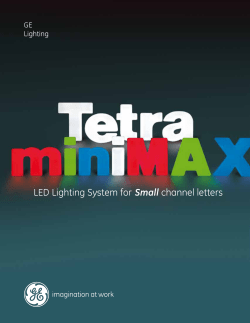 LED Lighting System for Small GE Lighting