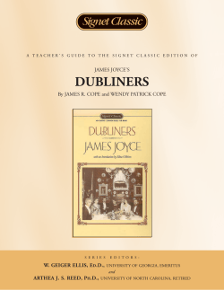 DUBLINERS W. GEIGER ELLIS, E .D., JAMES JOYCE’S