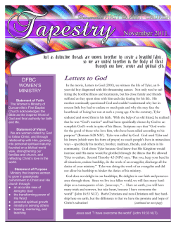 Letters to God DFBC  WOMEN&rsquo;S