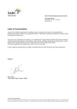 Letter of Commendation