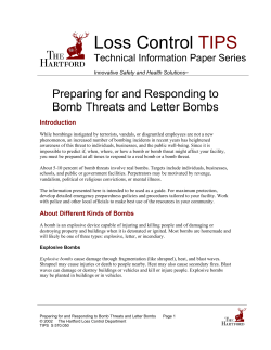 Loss Control  TIPS Preparing for and Responding to